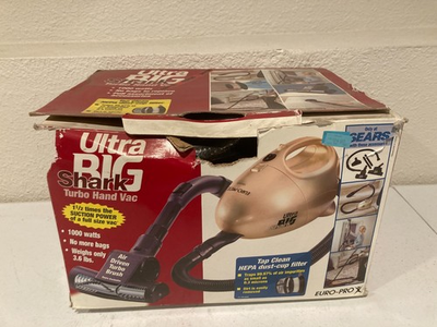 #ad SHARK Turbo Hand Vacuum Ultra Big W Box Euro Pro X $54.99