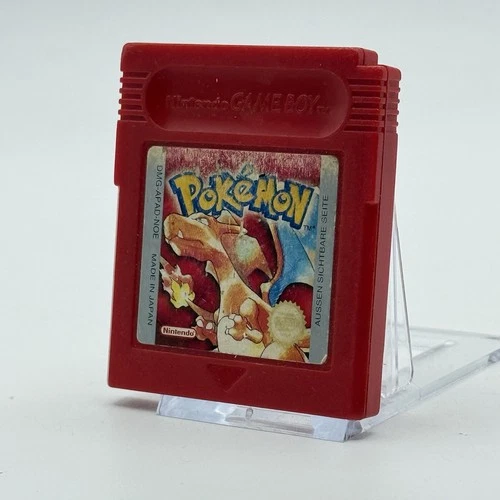 Pokémon ROT ORIGINAL Nintendo GameBoy Modul Spiel Game Pokemon Rote Edition