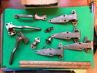 Vintage Ice Box Refrigerator Hinge and Latch Set — photo 1