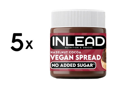 5 x Inlead Spread (200g) Hazelnut Cocoa Vegan (21,99 EUR/kg)