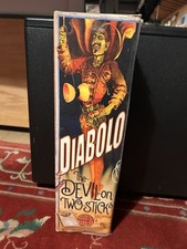 Play DIABOLO "THE DEVIL ON STICKS" BY HOUSE OF MARBLES COMPLETE IN ORIGINAL BOX