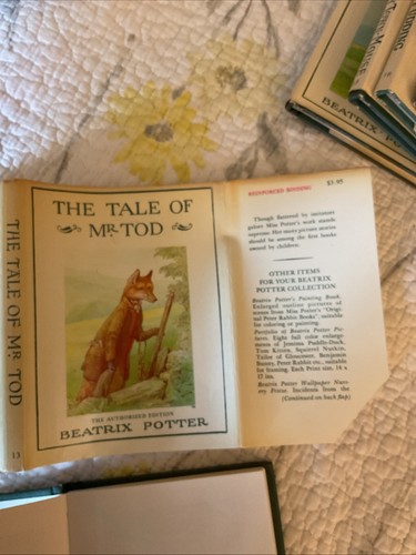 Childrens The Tale Of Mr. Tod - HC DJ ~ Excellent - Picture 4 of 7