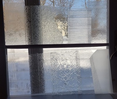 11 Md-Lg Sheets Premium Stained Glass Variety Textured Clear Most 12'' 5.9 Sq Ft