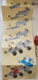 Vintage Lego 1984 Star Patrol Launcher 6871  Instructions and  2 minifigure