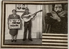 ACEO Original/Signed Mixed Media Vintage book/magazine pcs. Collage  "No More!!"