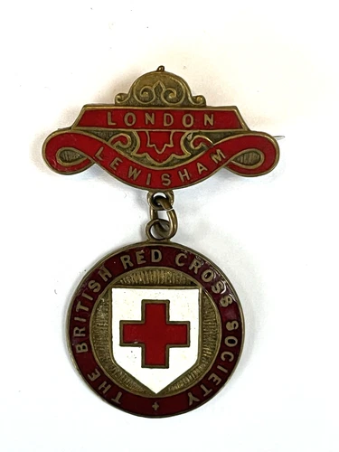 WW1 British Red Cross Society Medal Lily F Gilling Lewisham London Military Hosp