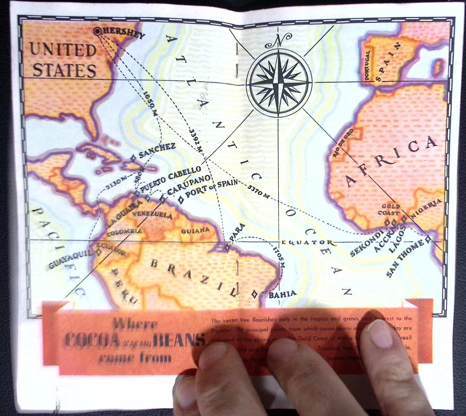 Vintage 1948 Hershey Story Of Chocolate And Cocoa Booklet