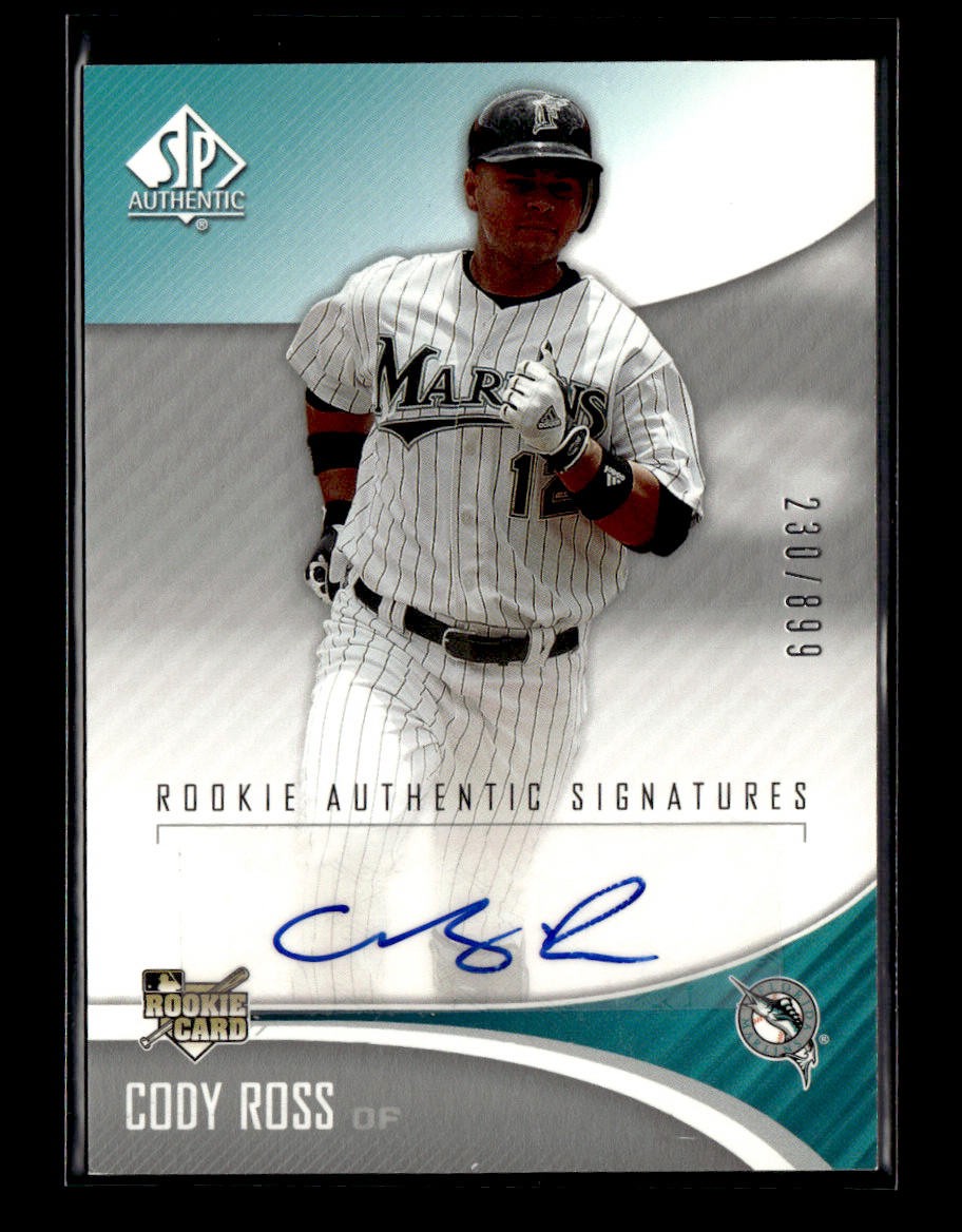 2006 SP Authentic #262 Cody Ross #/899 AUTO