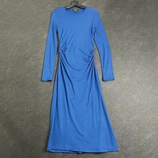 BANANA REPUBLIC Soft Luxe Midi Dress Women's Size S Frigid Night