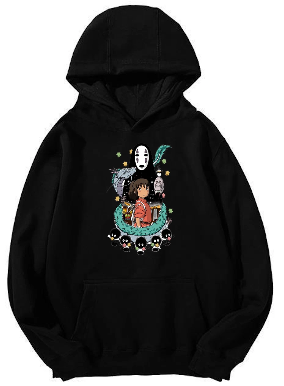 Spirited Away Characters Graphic Hoodie