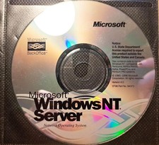Windows NT Server Version 4.0 Full Version w/ 3 Keys License for 3 Computers
