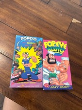 Popeye VHS Lot Popeye vs. bluto, Popeye the sailor 