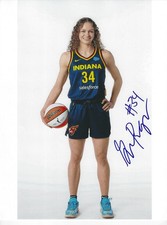 GRACE BERGER Signed 8.5 x 11 Photo Signed REPRINT Basketball WNBA Indiana FEVER
