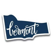 Magnet Me Up Vermont State Car Magnet, 3.3x6" US Shape Magnetic Decal, USA Made