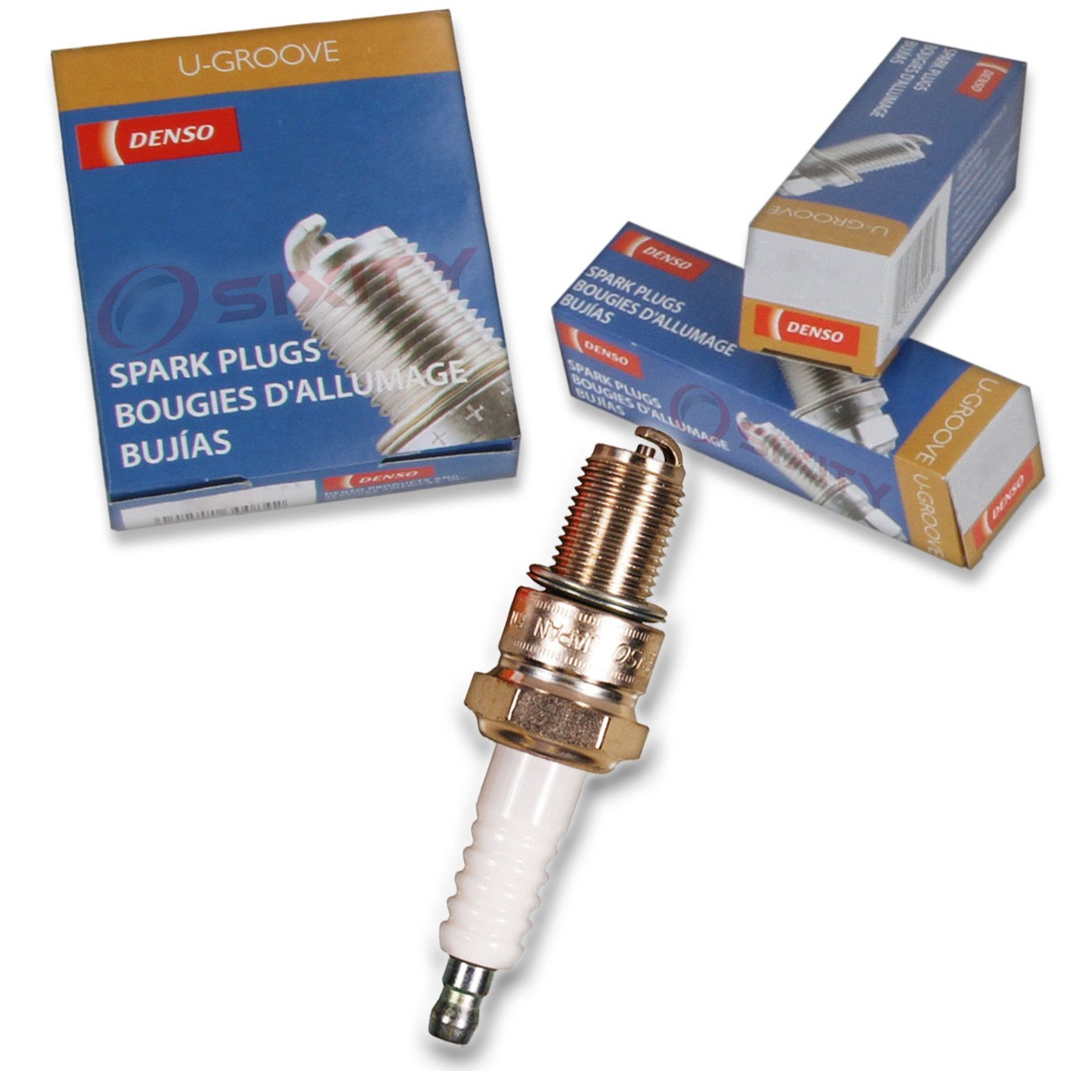 1 pc Denso Standard U-Groove Spark Plug for Yamaha DT100 1976-1983 Tune Up ea