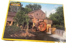 Vintage Kodacolor 1000 Piece Puzzle Featuring Old Mill in Pigeon Forge, TN NEW