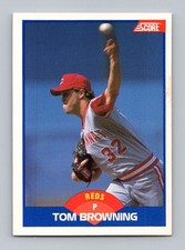 1989 Score #554 Tom Browning Near Mint or Better