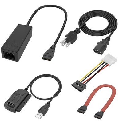 XMSJSIY SATA PATA IDE to USB 2.0 Adapter Converter Cable for 2.5'' 3.5'' Small 