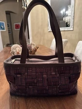 HTF Harvey’s Seatbelt Shag Tiki Large Satchel Bag