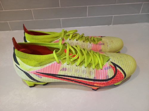 Nike Mercurial Vapor 14 Pro FG Lime Flash CU5693-760 Mens Size US 12 UK 11 Boots - Picture 6 of 14