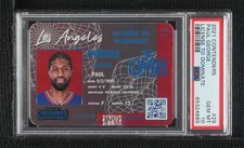 2021-22 Panini Contenders License to Dominate Paul George #29 PSA 10 GEM MT 1s6