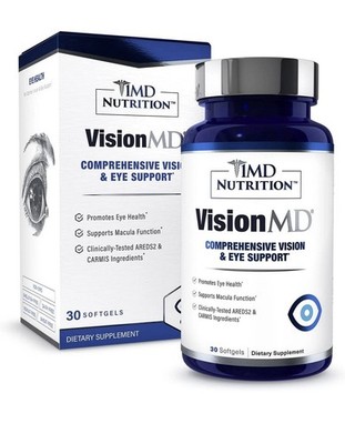 1MD Nutrition VisionMD Eye Vitamin CARMIS - 30 Count (Pack of 1) EXP 6/2027