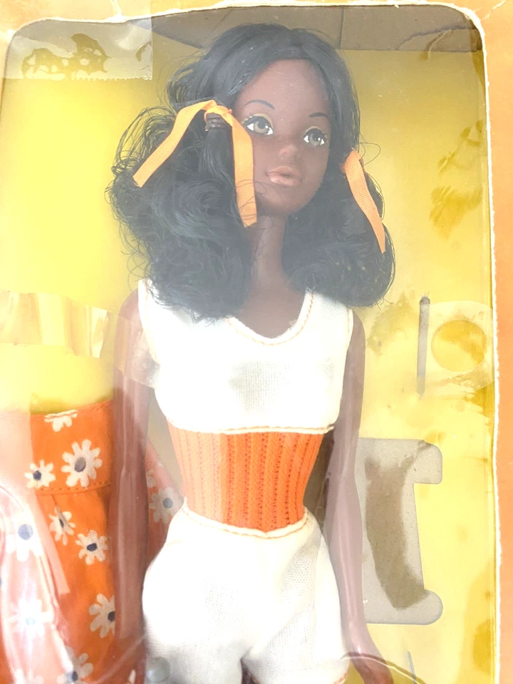 Mattel Barbie 1974 Free Moving Cara 7283 en caja original completa NRFB AA Foto 3 de 4