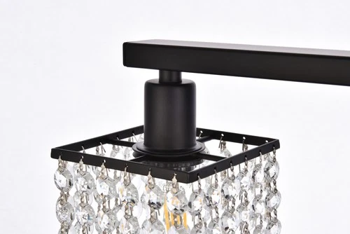 Elegant Lighting LD7008 Phineas 2 Light 18"W Bathroom Vanity - Black - Picture 7 of 12