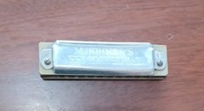 Vintage M Hohner Vest Pocket Harp Harmonica Key of C Made In Germany Miniature