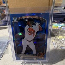 2023 Bowman Chrome Draft Sapphire Enrique Bradfield BDC-198 Baltimore Orioles