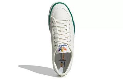 ADIDAS ORIGINALS NIZZA PRIDE CANVAS SHOES SIZE 13 RAINBOW 