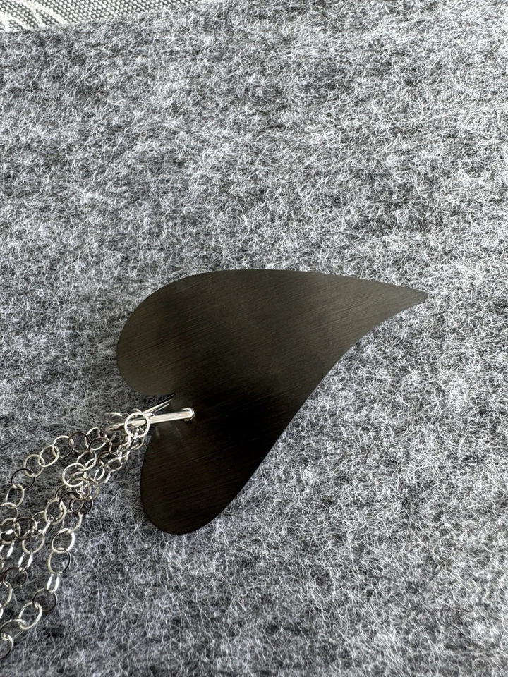 Ernstes Design Kette mit Herz 90cm - Bild 2 von 4