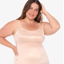 Ruby Ribbon Ultimate Cami Camisole Womens Shaping Top Pale Size 34 3056 NWOT