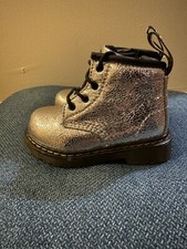 Dr Marten 1460 "Silver Metallic" Toddler Size 5