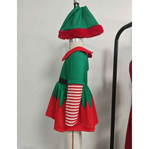 Kids Girl's Dresses Christmas Homecoming Leotard Newborn Rompers And Hat - Picture 11 of 18