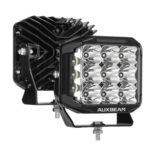 AUXBEAM 7 pulgadas 228 W LED barra de luces de trabajo tirador lateral todo terreno luz de conducción combo - Imagen 5 de 12