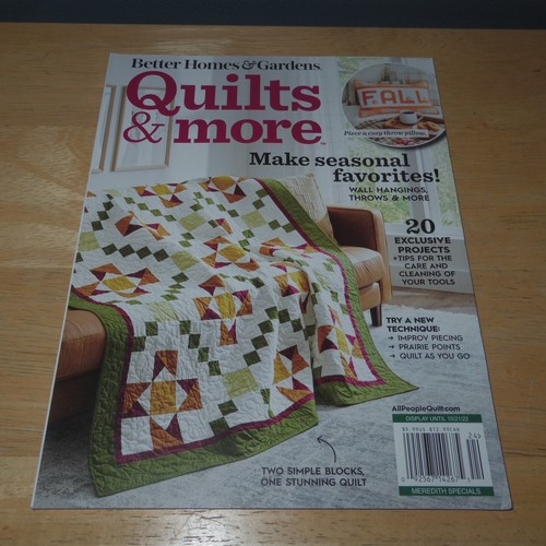 American Patchwork & Quilting Magazine Fall 2022 - Halloween Seasonal Favorites