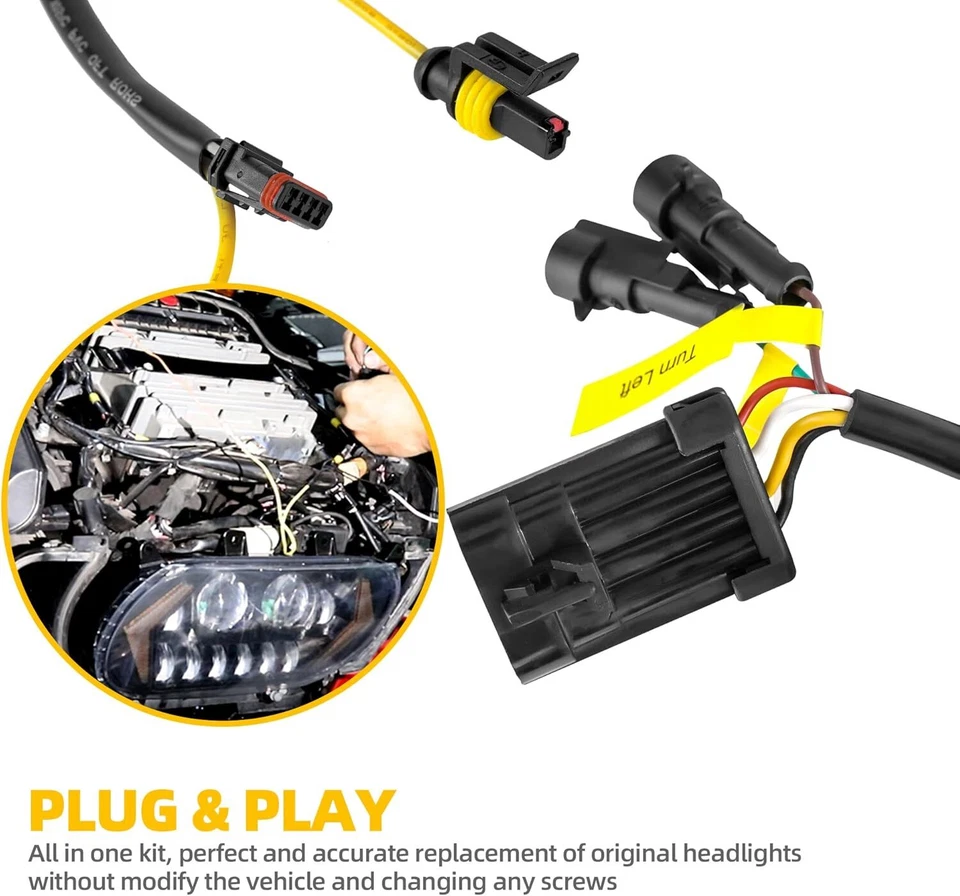 Faro LED DRL para Harley Davidson Road Glide FLTRX FLTRXS FLTRU 2015-2024 Foto 4 de 4