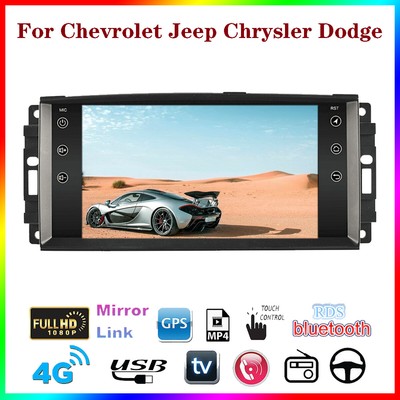 7'' Android 11 BT-Stereo GPS For Chevrolet  Jeep Chrysler Dodge Radio NAVIGATION