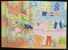 Pokemon Postcard 1 sheet Pikachu & Friends by Keiko Fukuyama Art Japanese N/M 3