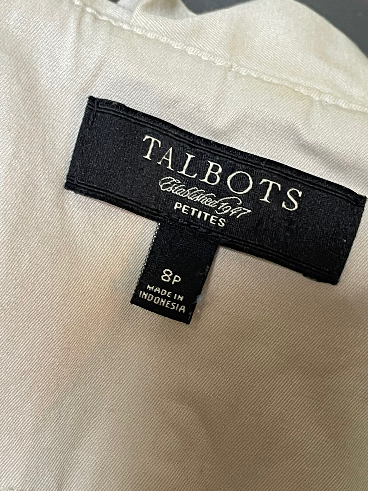 TALBOTS Petites Ruffle Neck Single Button Jacket/… - image 5