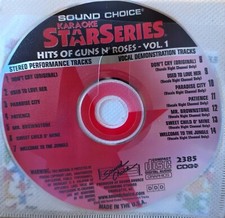 SC2385 GUNS ROSES  SOUND CHOICE  KARAOKE  LOT VA