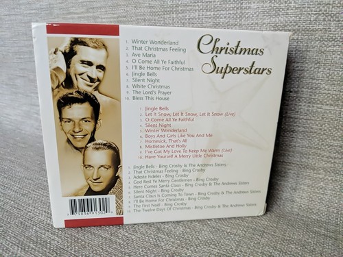 Christmas Superstars New Sealed 3 CD Set Holiday Crosby Sinatra Como - Picture 4 of 9