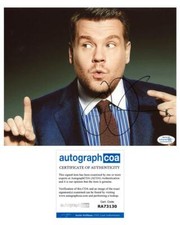 James Corden "The Late Late Show" AUTOGRAPH Signed 8x10 Photo L ACOA