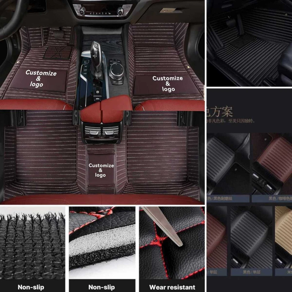 For Lincoln Town Car 1998-2011 Car Floor Mats Carpet Custom Waterproof Handmade - Изображение 4 из 4
