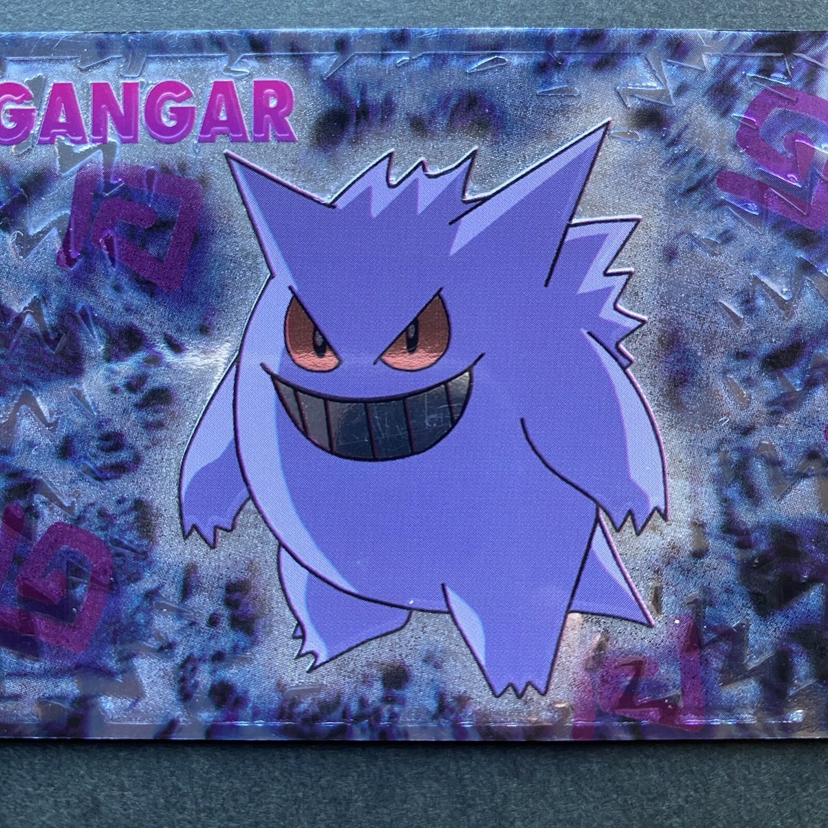 Meiji Get Card Pokemon Gangar Super Collection Embossed Promo Holo