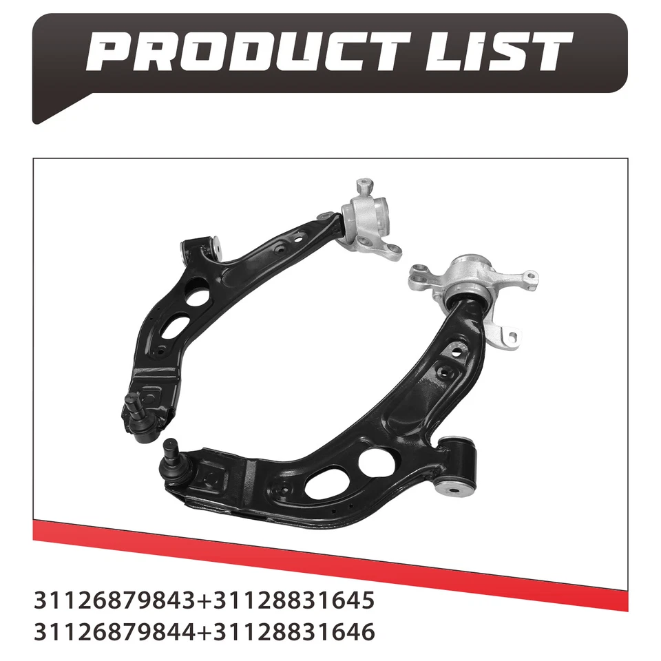 Brazo de control inferior delantero con rótula para BMW 16-24 Mini 16-23 Foto 3 de 4