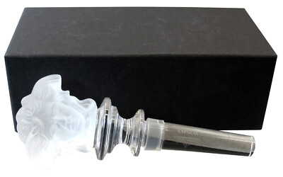 Medusa Flaschenstopfer in transparent-satiniert - II. Wahl, im Geschenkkarton
