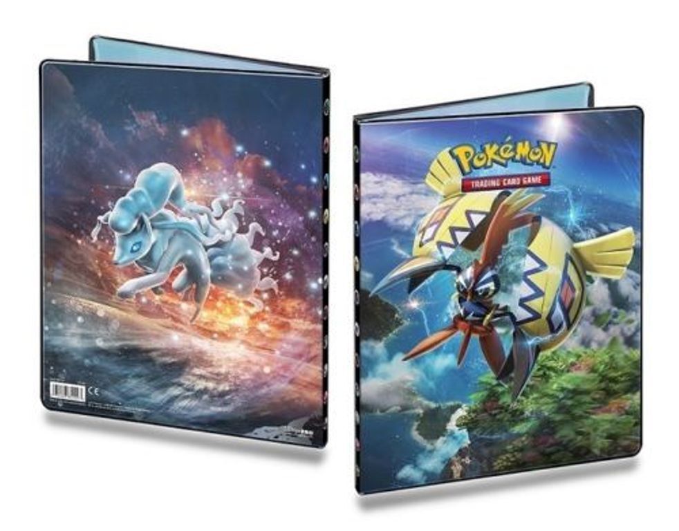 Ultra pro Pokemon SM2 9 pocket portfolio binder Tapu Koko Ninetales hold 90-180 