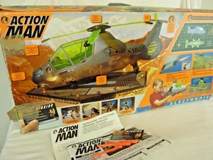 ACTION MAN HELIGUN HELICOPTER 